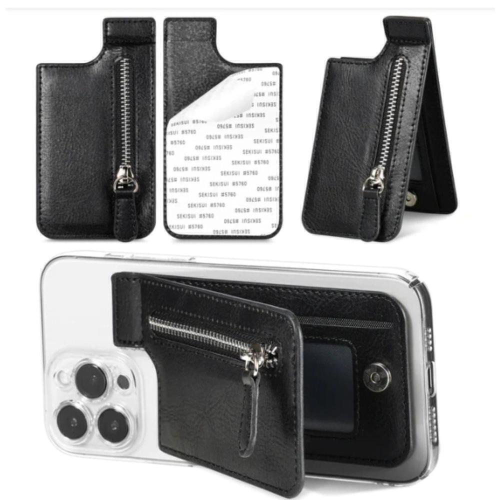 Multifunctional Phone Cardholder In Black - Picture 2 of 4